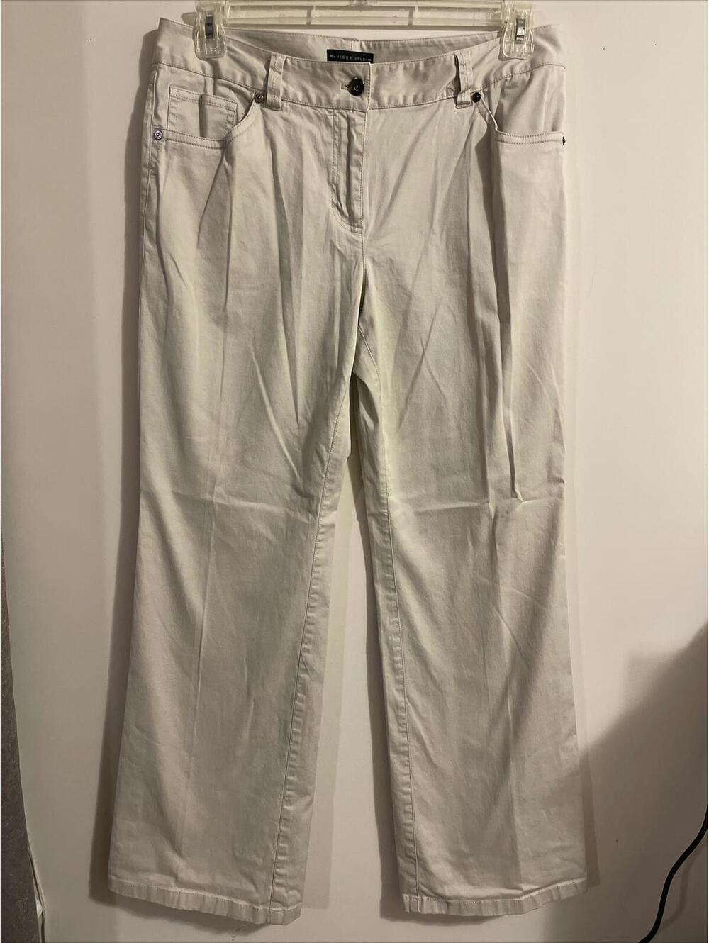 Madison Studio Womens Size 12 Beige Wide Leg Pants! M600